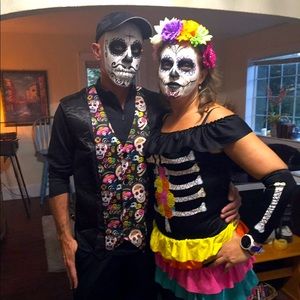 Dia de los Muertos Womens Halloween Costume M-L